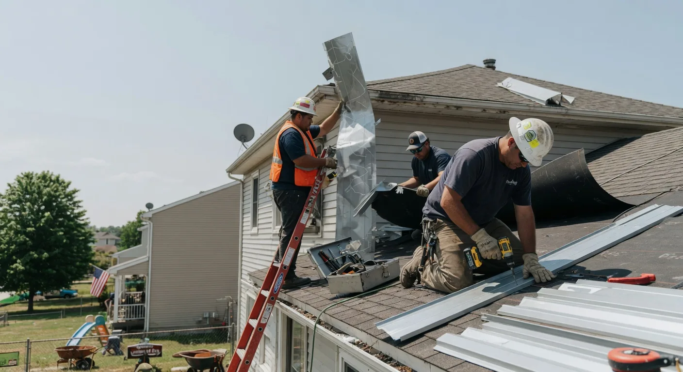 Storm Damage Metal Roof Repair in Fence Lake, NM